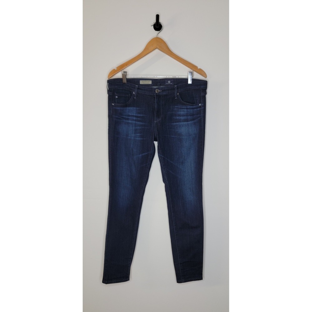 AG Adriano Goldschmied Jeans The Legging Ankle Super Stetchy Denim Size 31